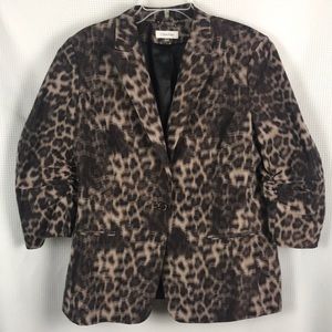 Calvin Klein animal print blazer